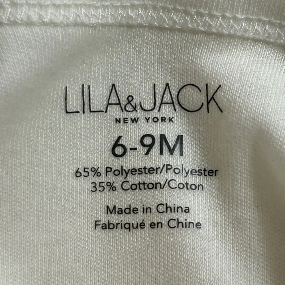 NWOT Lila & Jack Cutest Pumpkin In The Patch Long Sleeve Bodysuit Autumn - 6-9 M